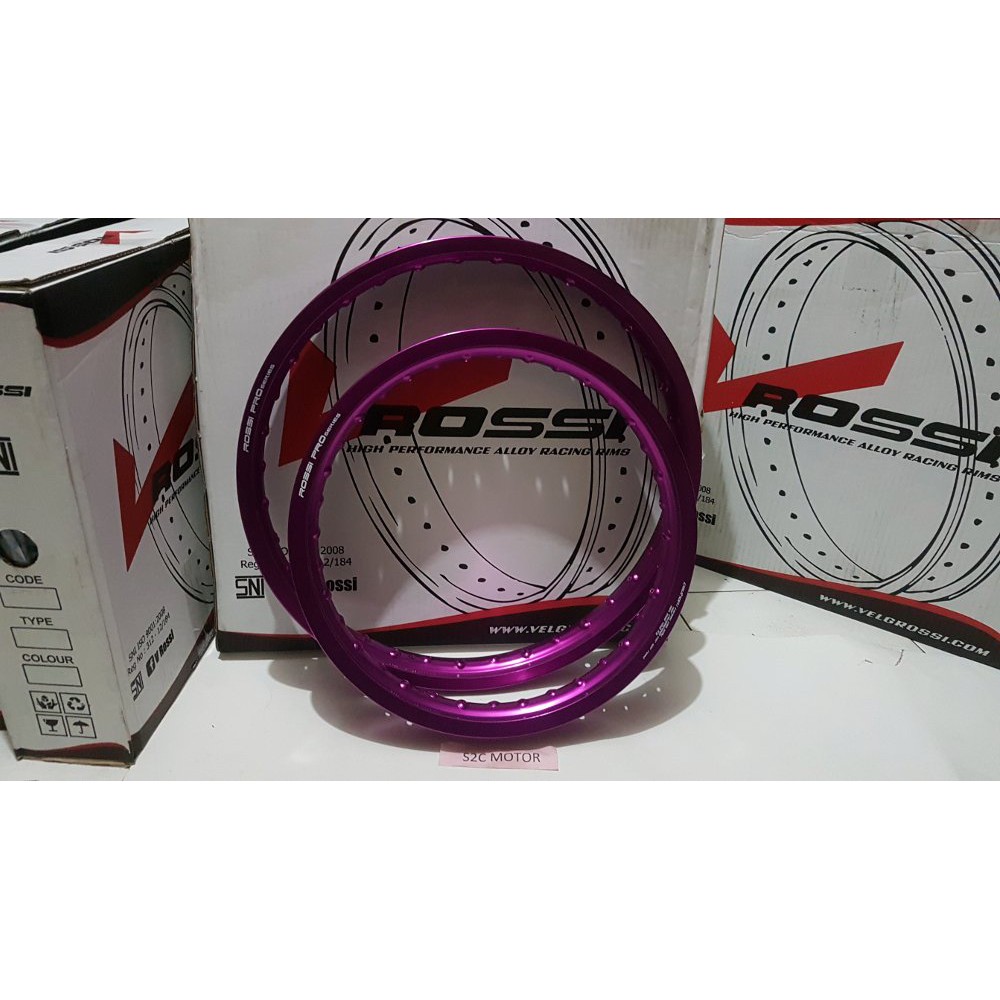 Velg Rossi Trail ukuran ring 16 & 19  hole 36