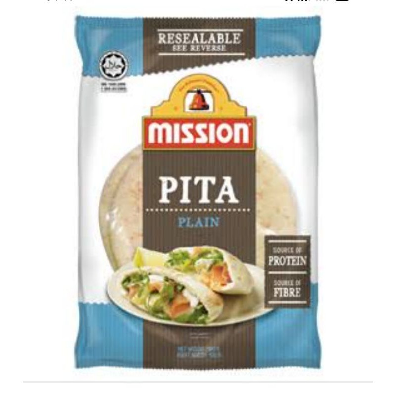 

mission pita plain wraps bread isi 5 wrap