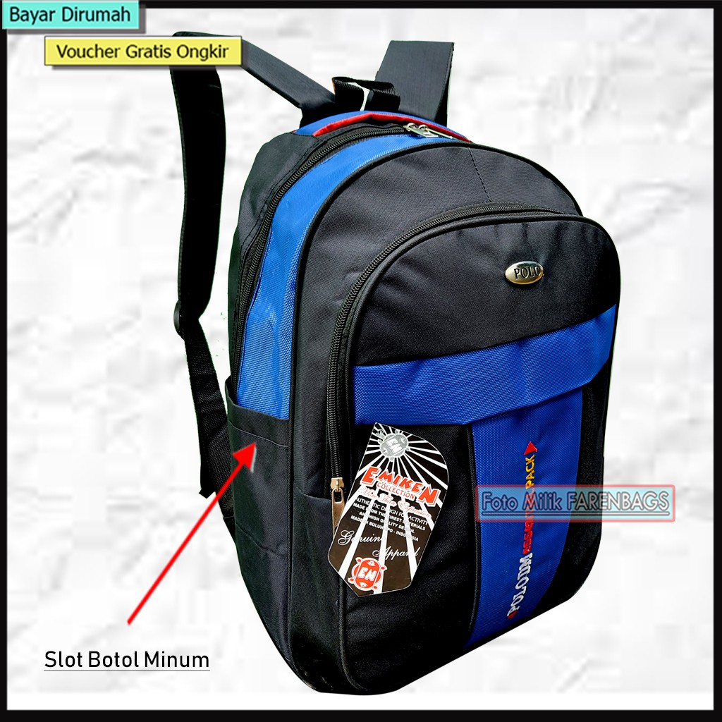 Tas Sekolah Anak Free Cover Hujan Tas Ransel Anak Laki-laki SD-SMP Tas Ransel Sekolah