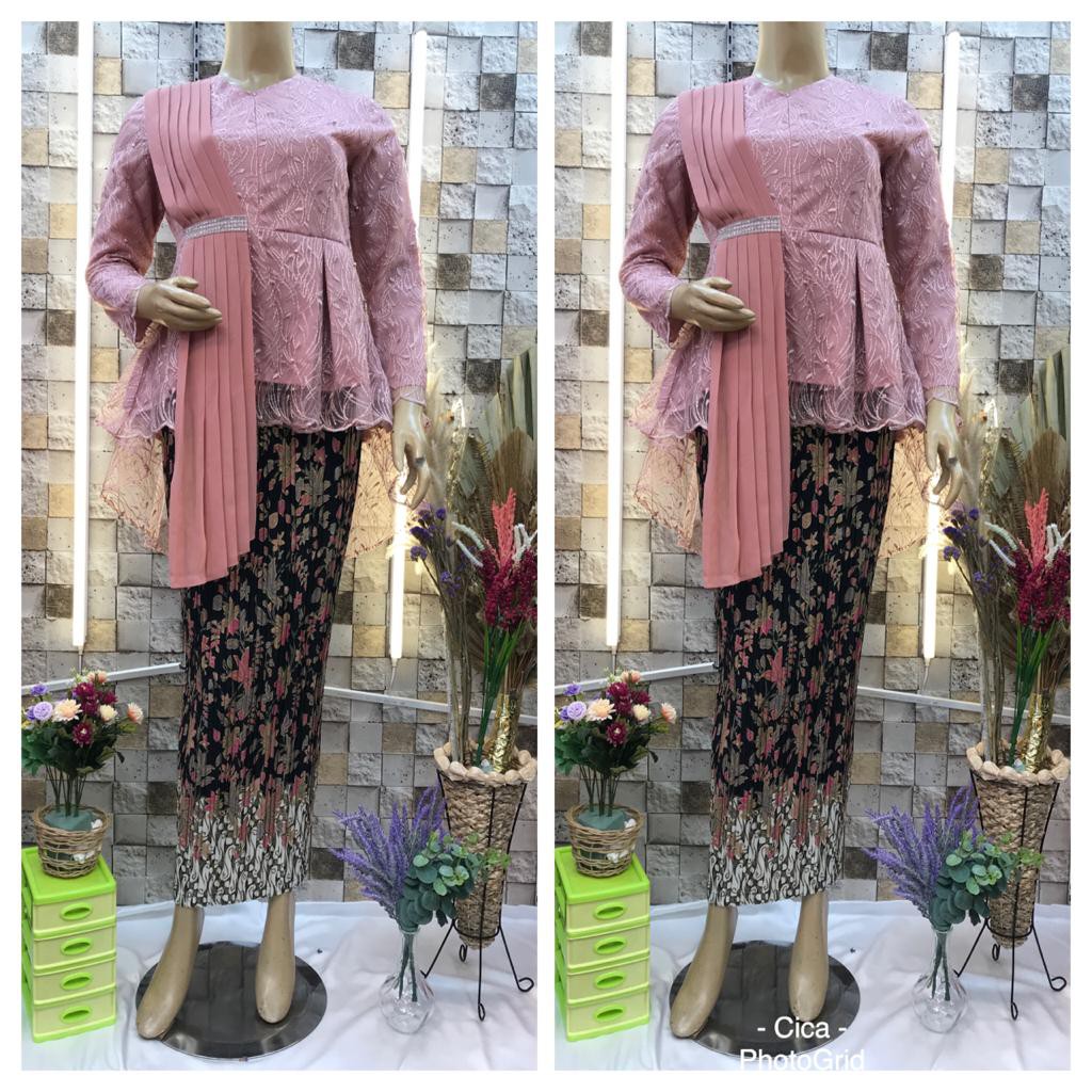 PROMO SET KEBAYA TULLE KONDANGAN / SET KEBAYA TULLE PESTA / KEBAYA ANAK MUDA