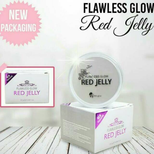 

Red jelly ms glow new packaging