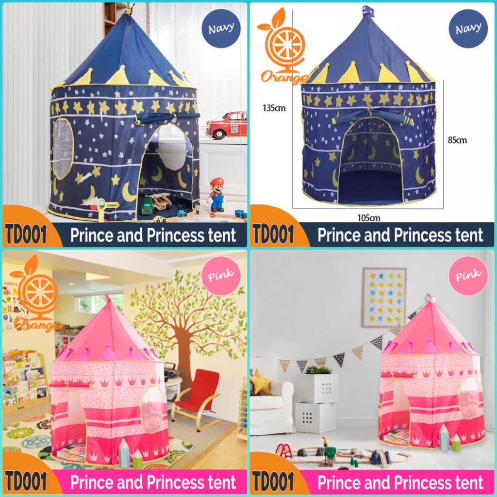 Tenda Anak Lucu Portable Tenda Modern Tenda Segitiga Castle Tenda Anak Model Istana Kado Tenda Anak