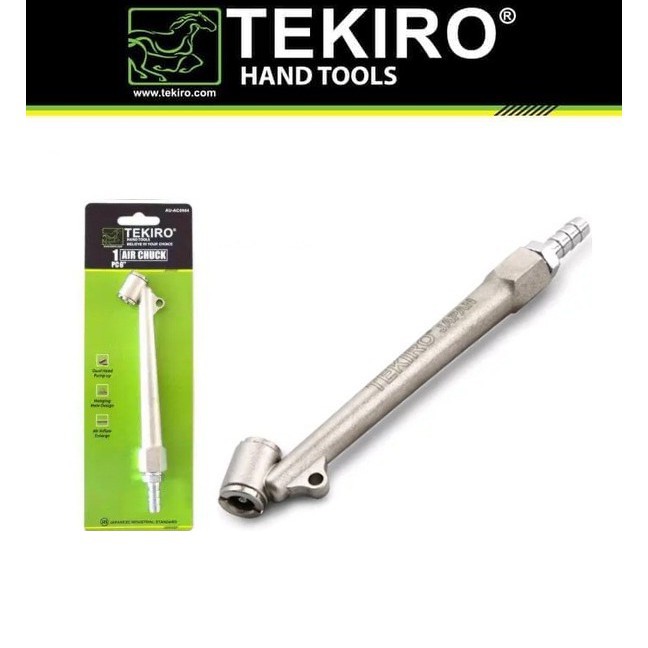 Tekiro ALAT ISI ANGIN 6” TEKIRO AIR CHUCK 6inch Tekiro AU-AC0984 6 in Tekiro Air Chuck Silver 6 inch