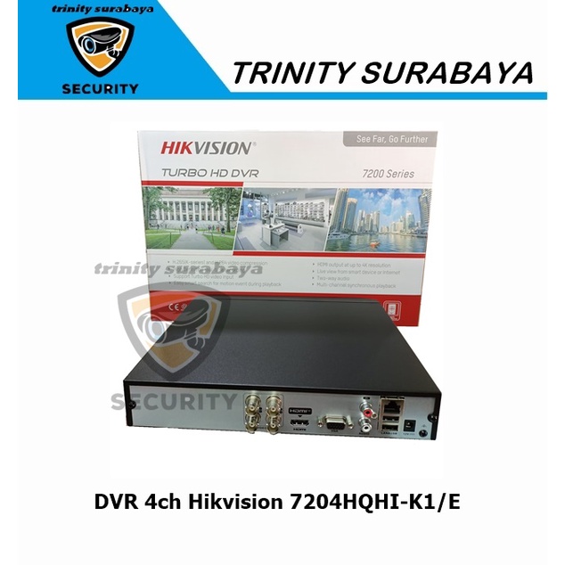 DVR 4ch Hikvision 7204HQHI-K1/E