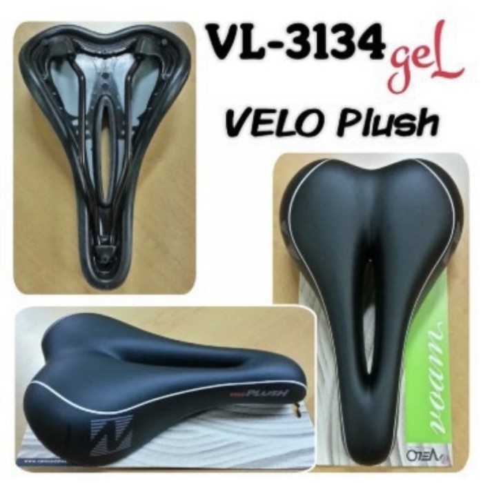 Sadel Sepeda VELO GEL Plush VL-3134 original empuk dan nyaman