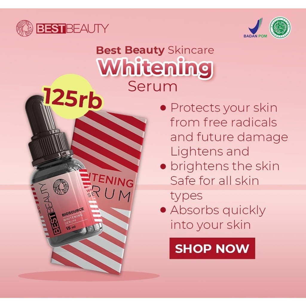BEST BEAUTY WHITENING SERUM / BESTBEAITY SERUM MENCERAHKN WAJAH