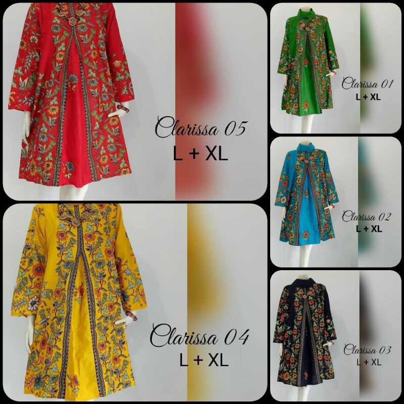 MAURA TUNIK BATIK PRIMISIMA / CLARISSA ATASAN BATIK WANITA