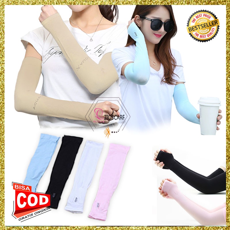 Manset lets slim Anti UV Arm Sleeves  HAN handsock jempol ZIOSCARF