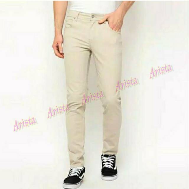 POPULER Celana Chino Bahan Adem Nyaman Cocok Buat Musim Dingin GAYA COWOK POLO KASUAL FORMAL Size 27