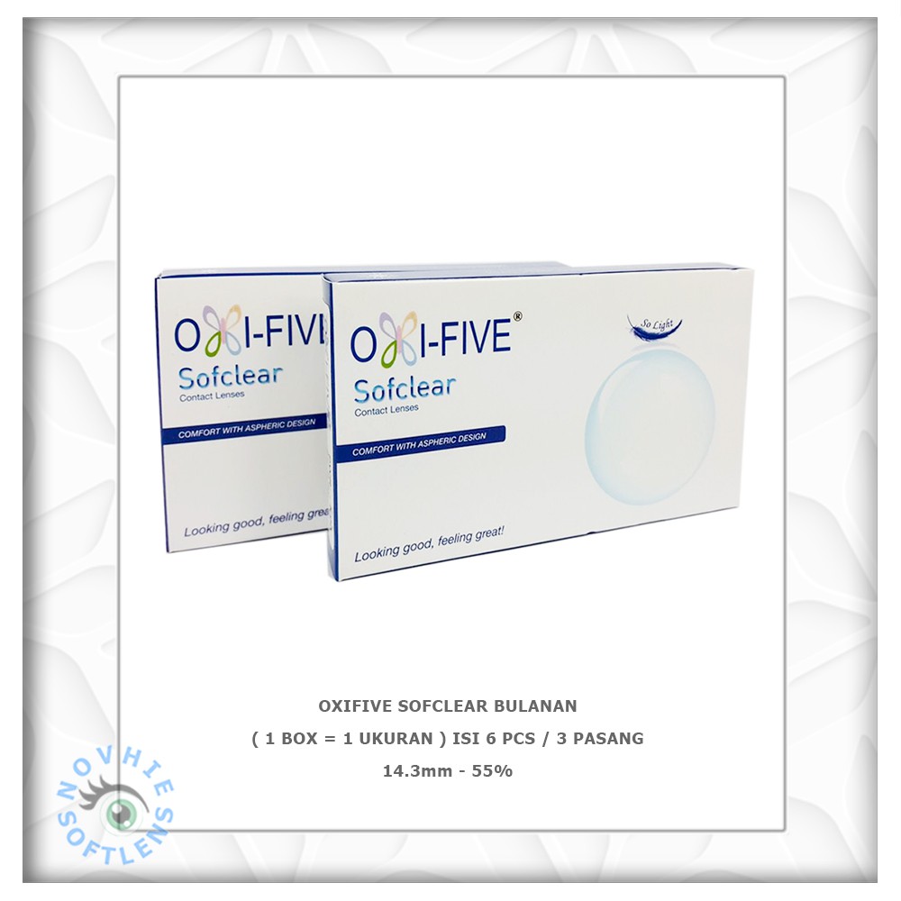 

SOFTLENS OXIFIVE CLEAR / BENING ( BULANAN )