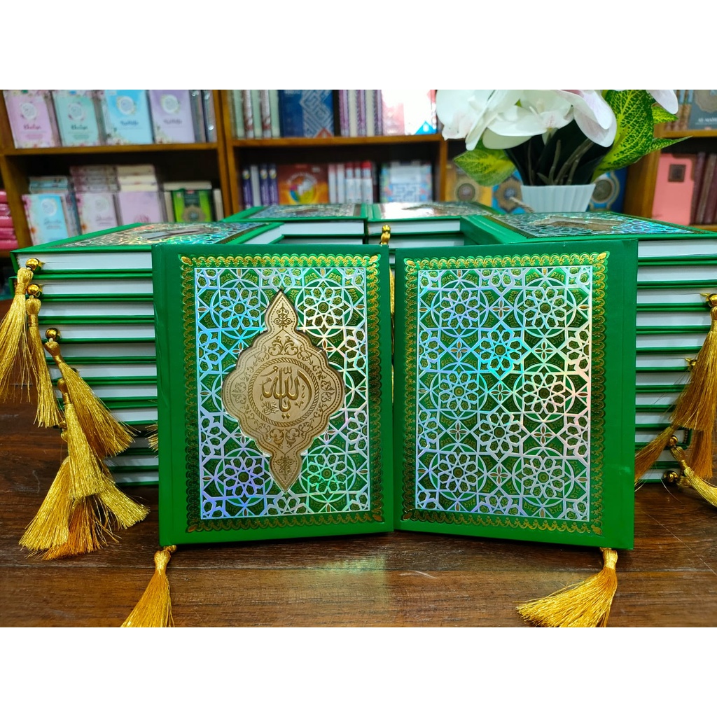 Cetak Buku Yasin &Tahlil isi 208 MP Cover Laminating Poly Mozaik - HC , buku yasin hardcover, yasin 