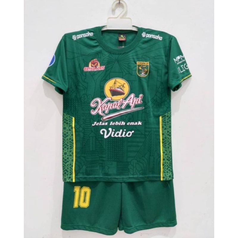 SETELAN JERSEY ANAK PERSEBAYA HOME KIDS BONCIL BONEK CILIK BEST SELLER