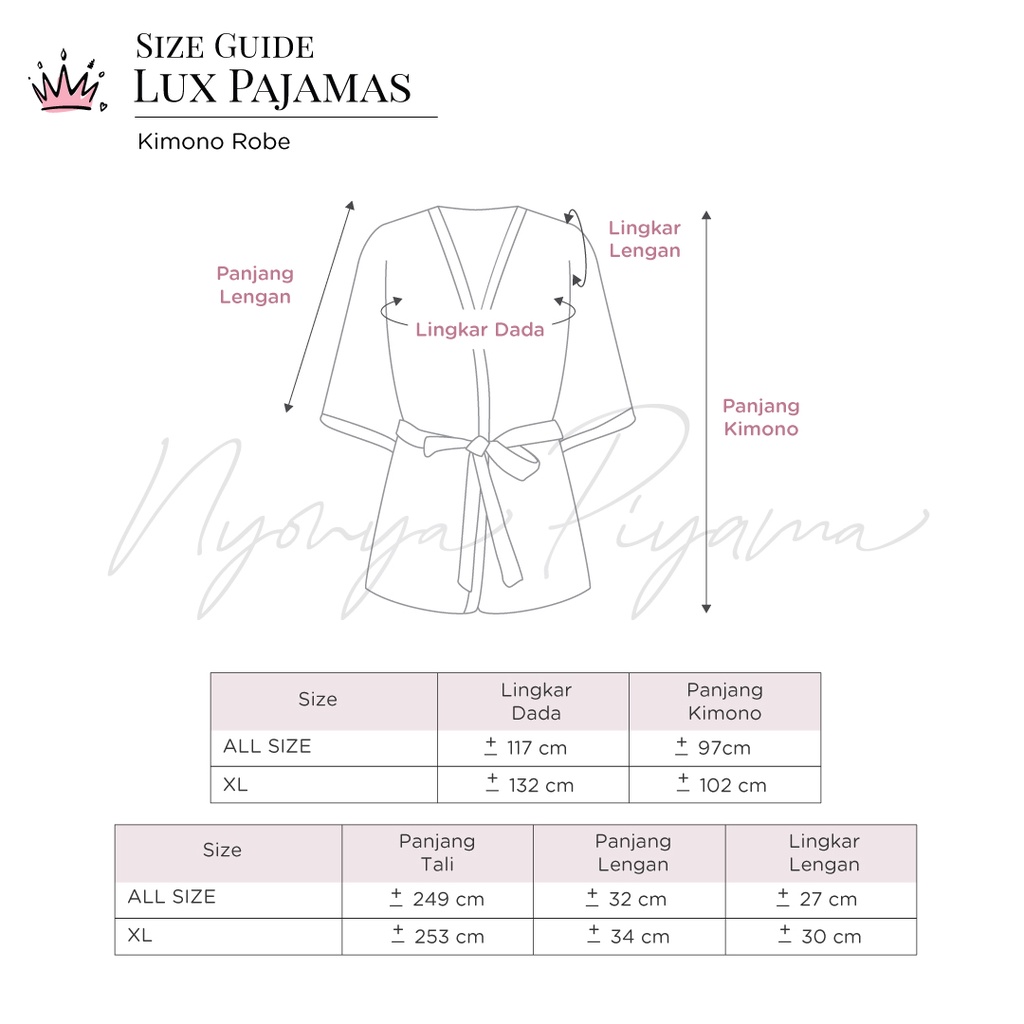 Lux Nyonya Piyama Maxmara Set Piyama (Ruby)-4