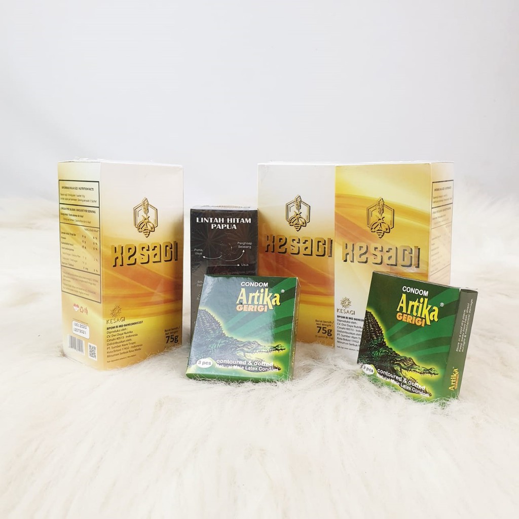 KESAGI Original Herbal Asli (3 Box Kesagi + 1 btl MLP + 2 Box MP )