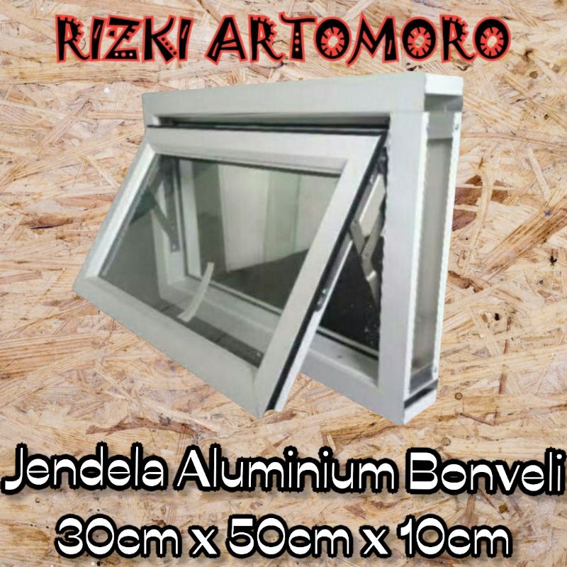 Jendela kusen ALUMINIUM bonveli anti keropos/anti rayap awet SNI