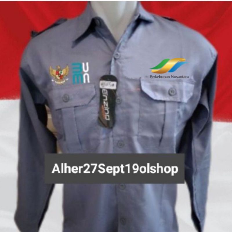 Jual Kemeja perkebunan Nusantara baju perkebunan Nusantara seragam