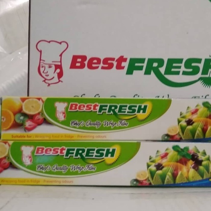 BEST FRESH Plastik wrapping T 45. Uk 45cm x 30m bisa GROSIR