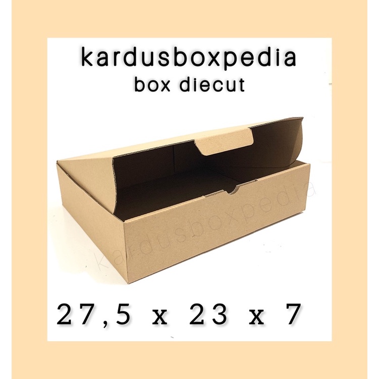 

corrungated box 27,5x23x7 box diecut/box pizza packing