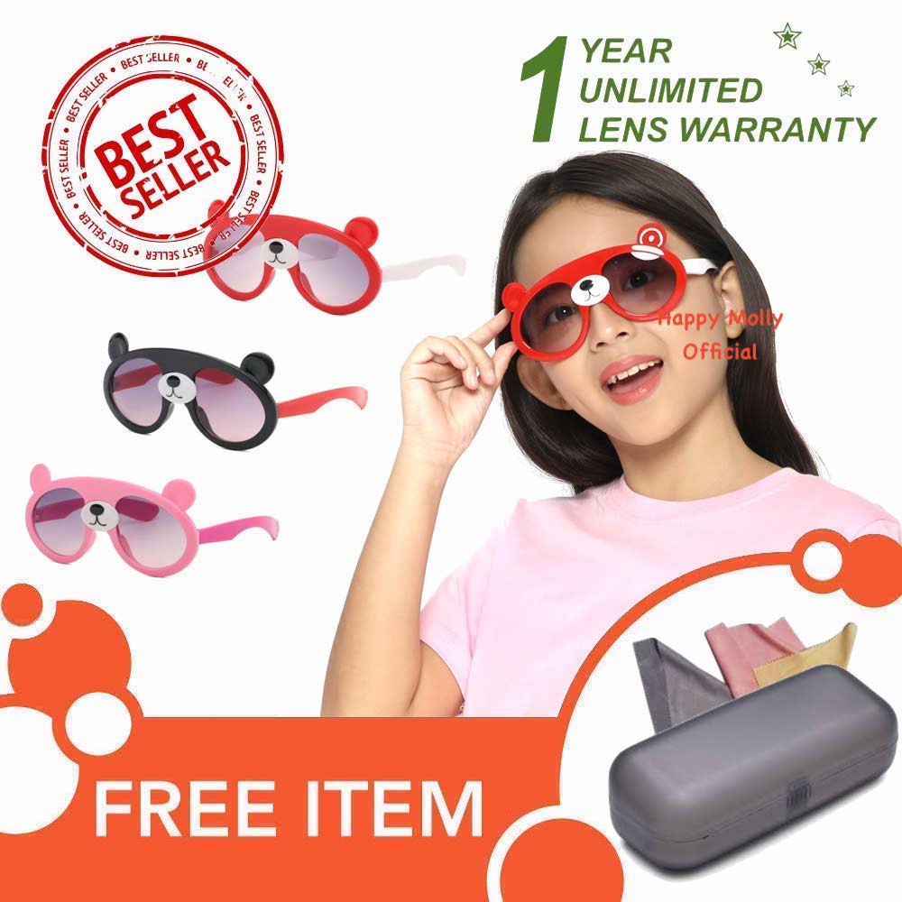 Kacamata Fashion Anak UV 400 (Design Korea) Laki-laki &amp; Perempuan - HM623 FREE Kotak Kacamata Group