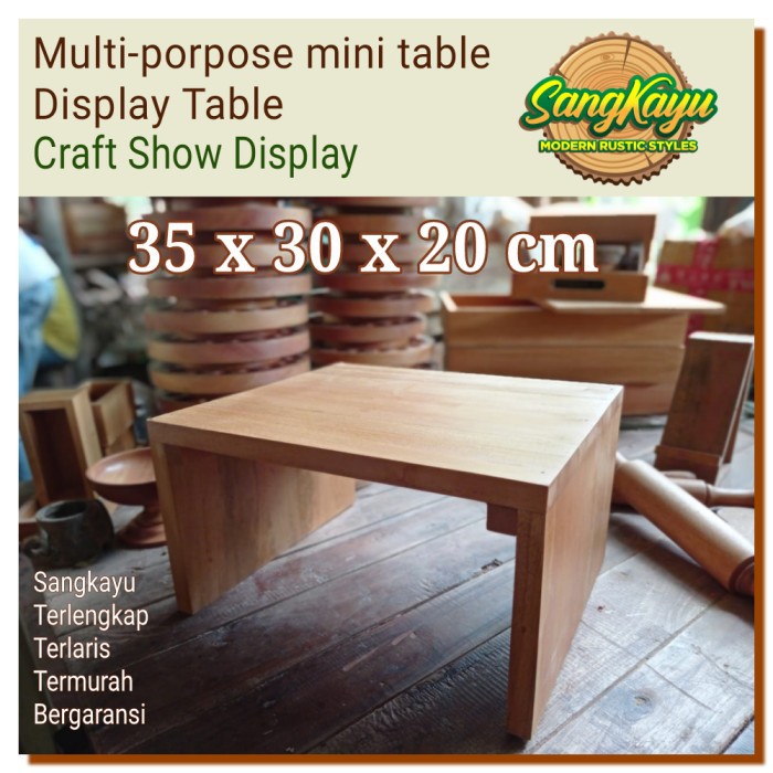 Multi-purpose table stand display 35x30x20 table craft succulent table