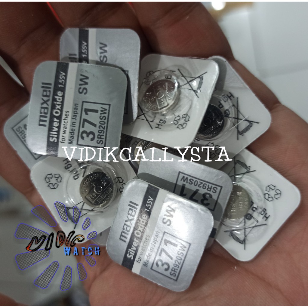 BATERAI JAM TANGAN MAXL 371 SR920SW SR 920 SW ORIGINAL SP BATRE BATREI BATERAI KANCING JAM TANGAN