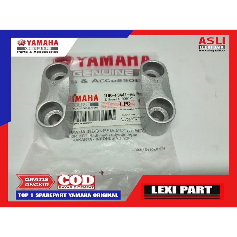 RAISER KLEMAN STANG BAWAH FINO KARBU ASLI ORI YAMAHA 1UB-F3441-00