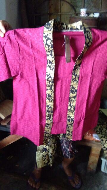 [best Seller] Couple Batik Span Pendek Alona Sarimbit Keluarga Pesta Batik Pekalongan Tanah Abang