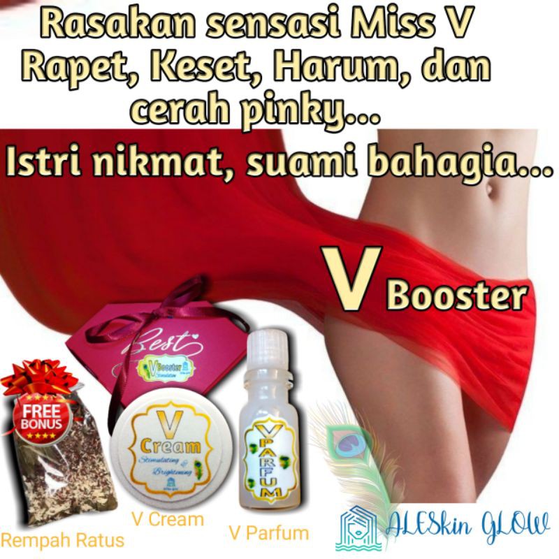 V BOOSTER by ALESKIN GLOW Perapat Vagina-Perapat Miss V-Pengencang Miss V-Pemutih Miss V Parfum Miss V