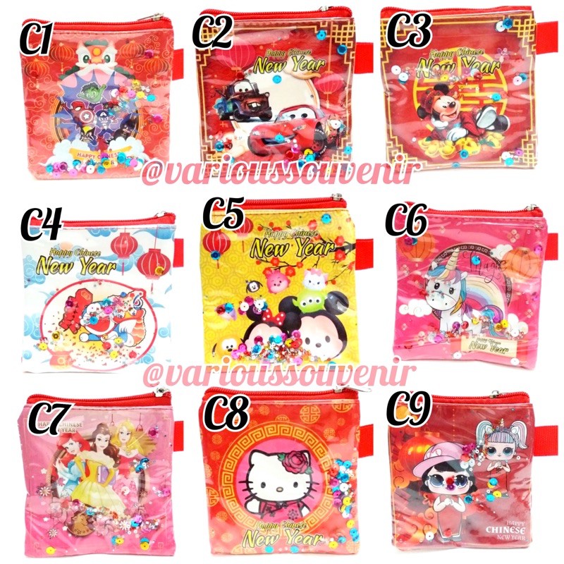 Dompet Angpao Imlek Tahun 2023 Shio Kelinci Rabbit Bunny Zodiac Model Shake Shake Manik Payet Lucu Murah Kebo