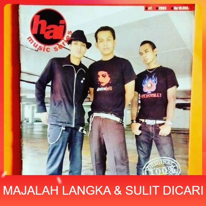 Majalah HAI MUSIC SERIES No.7 Th.2003 Cover SUPERMAN IS DEAD Langka