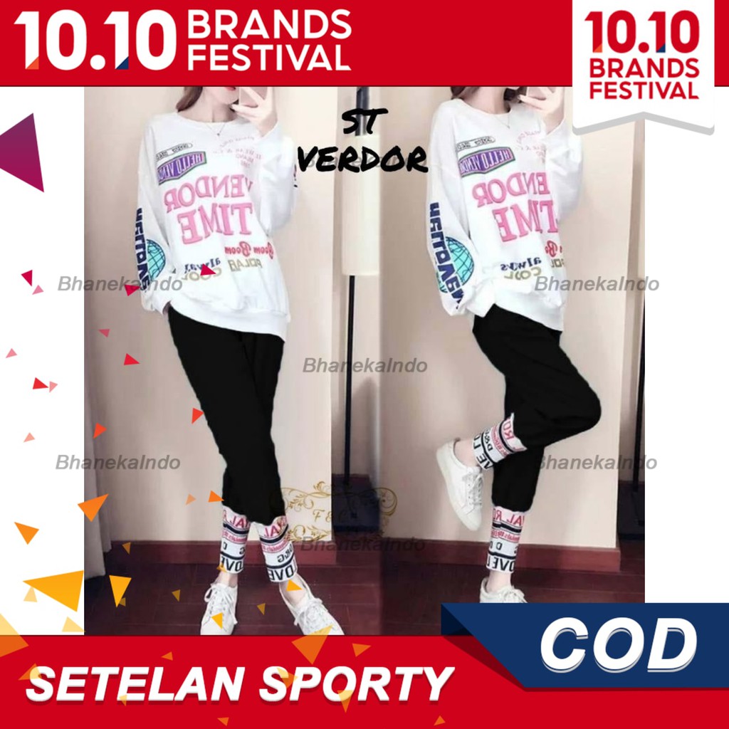 SETELAN SENAM OLAHRAGA AEROBIK UNGU UNGU LIS PUTIH ROK BAJU SENAM FITNESS AEROBIK CYCLING MUSLIM I.1