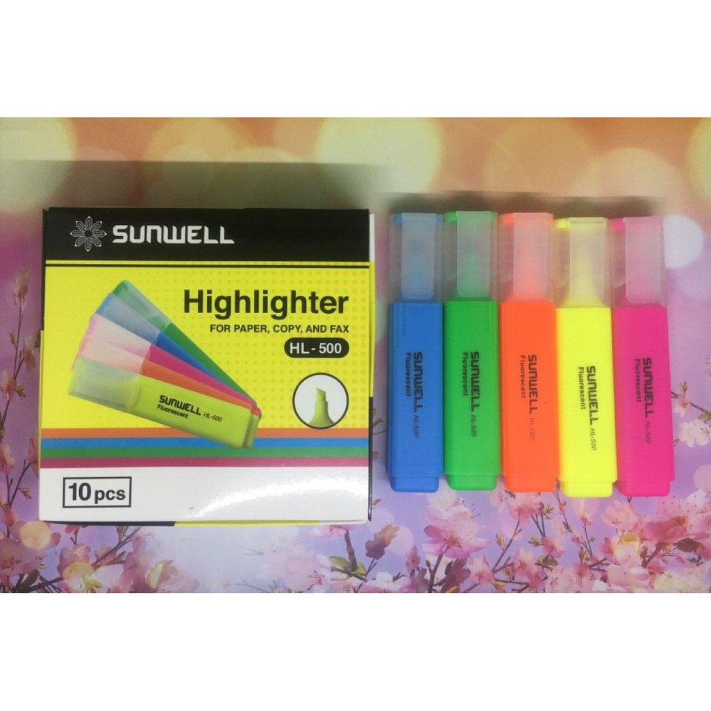 

HIGHLIGHTER SUNWELL HL-500 ISI 10 PCS