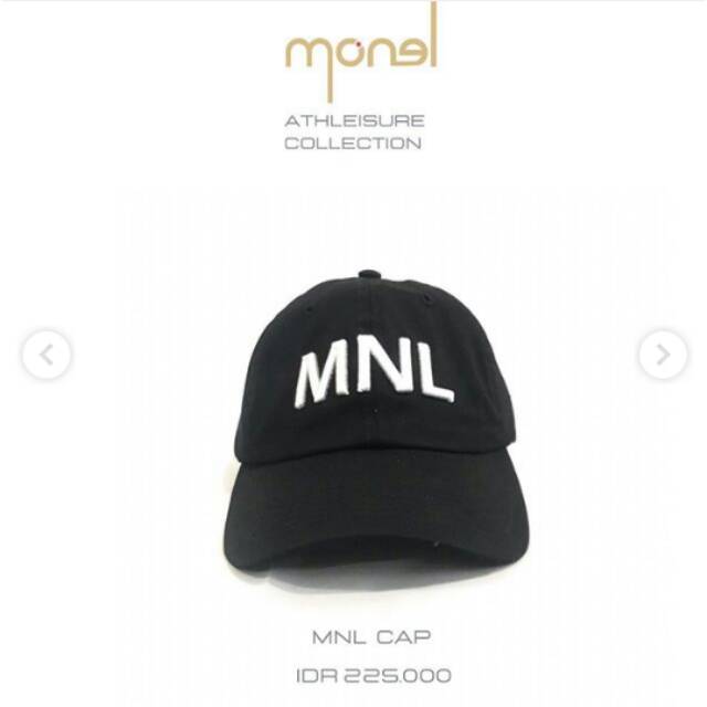 Topi monel / cap monel / athleisure collection cap monel