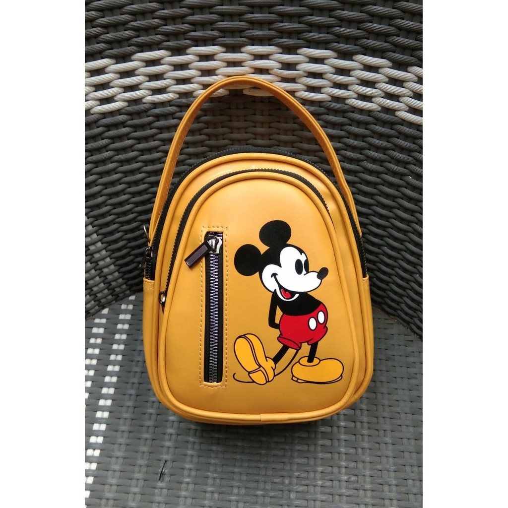 TAS RANSEL MICKEY MOUSE 2IN1 TERBARU 7073