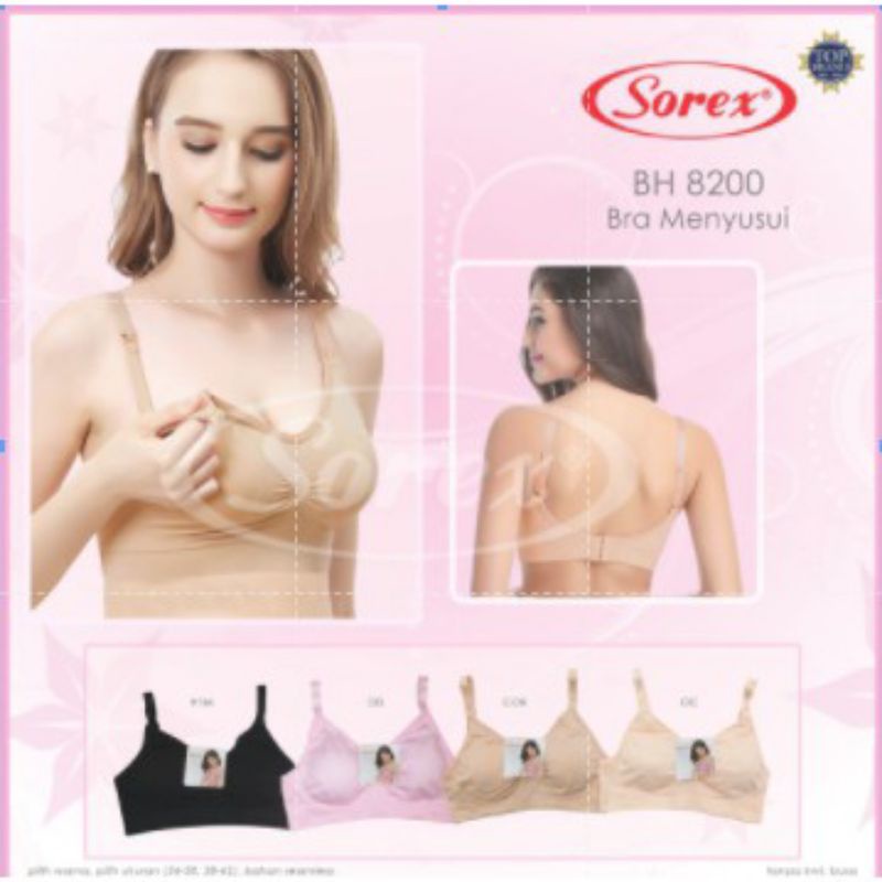 BRA SOREX Tanpa kawat super soft SEDANG17238/BESAR 17239