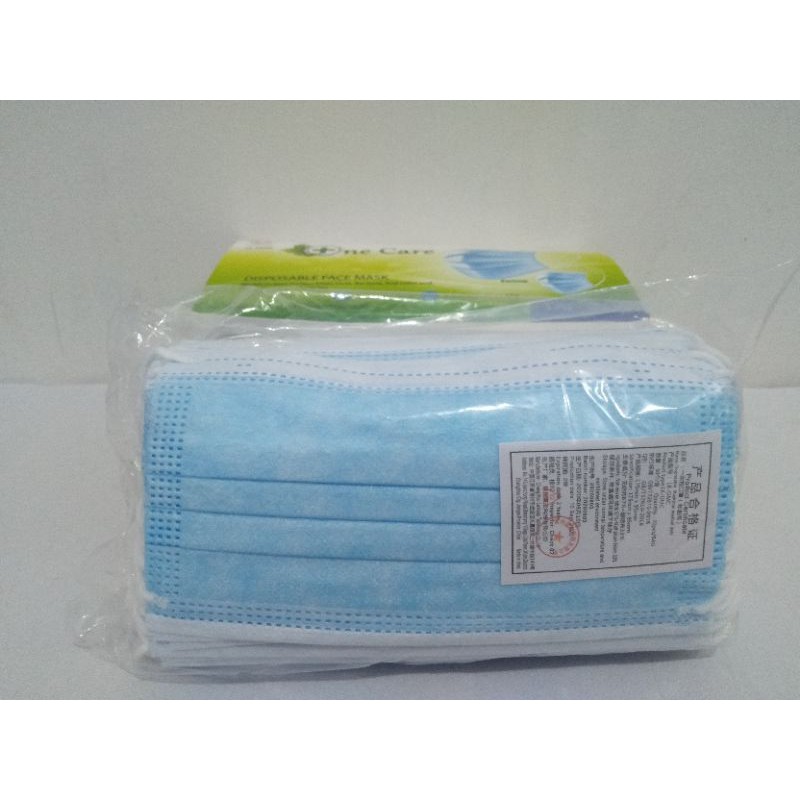 Masker Bedah Surgical Earloop 3 Ply Izin Kemenkes Original Tebal Nyaman Dipakai