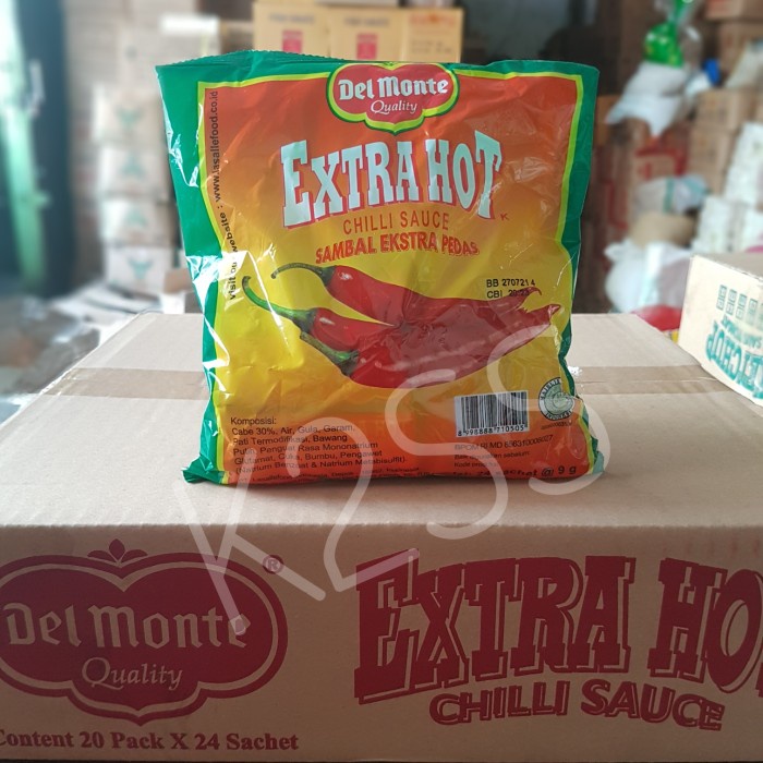 

Delmonte Extra Hot Saos Saus Sambal Sachet per Dos Dus