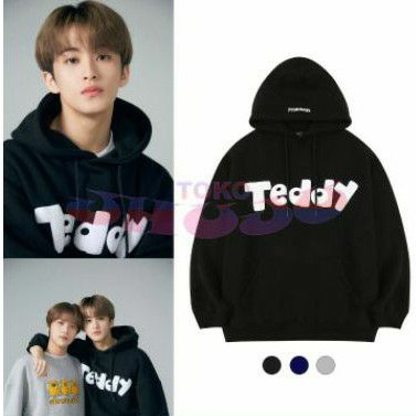 Jaket Hoodie Jumper NCT 127 Mark Style TEDDY  bahan fleece tebal lembut