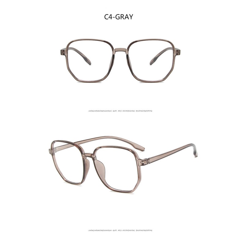 2020 new trendy polygonal Korean style big frame fashion glasses