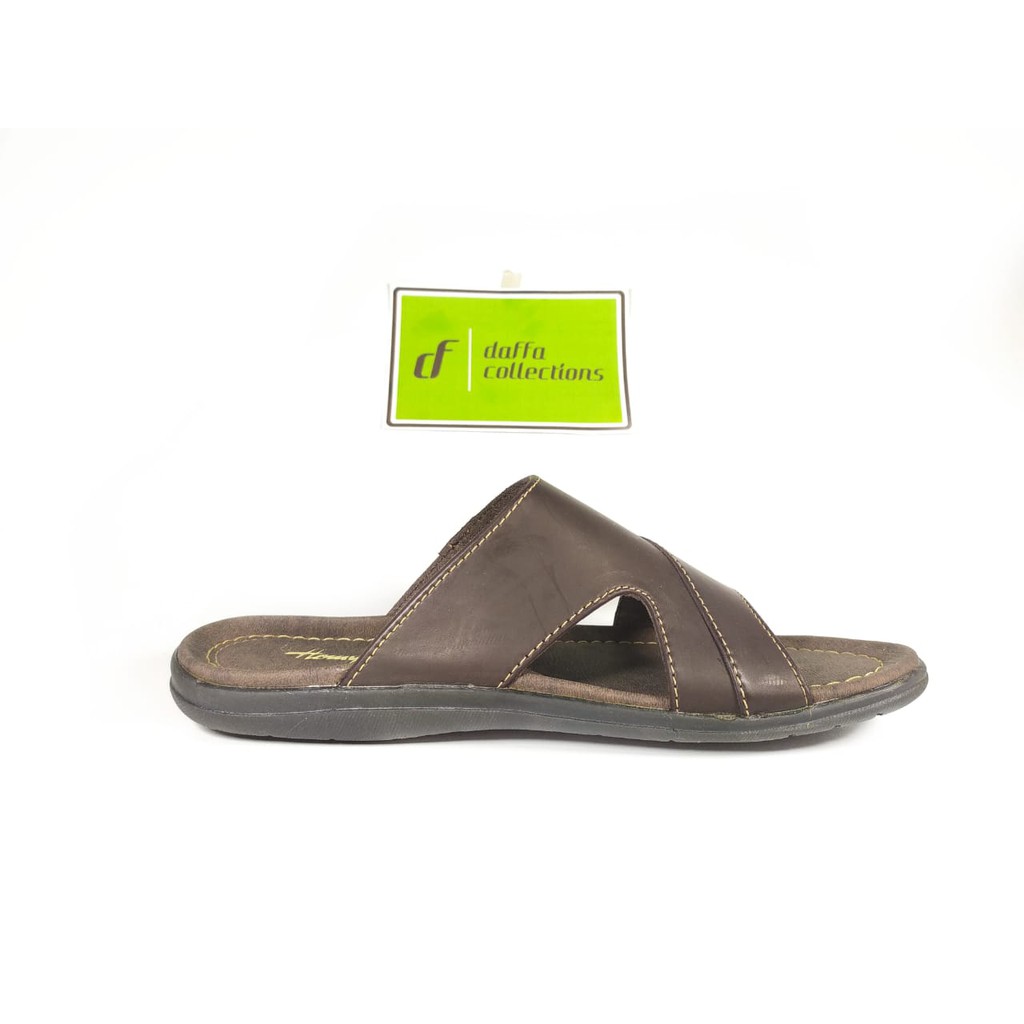 Sandal Slop Pria Sendal Cowok Dewasa Homyped Baracuda Kopi