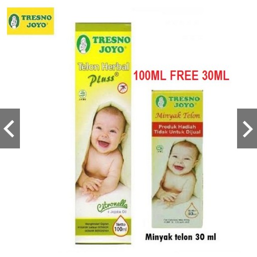 Tresno Joyo Minyak Telon 100ml + FREE Minyak Telon 30ml