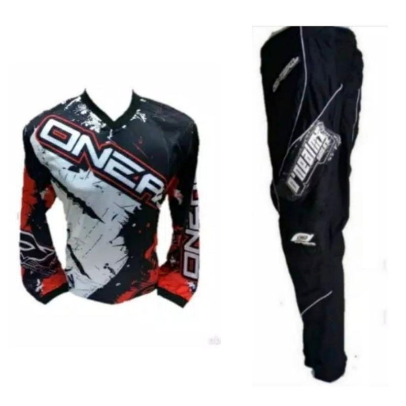 celana jersey set trail sepeda motor adventure