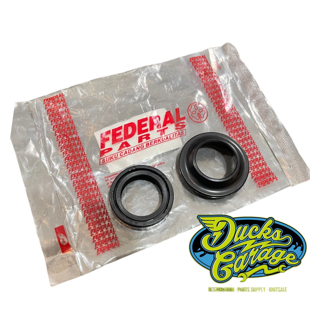 Seal Shock Set Seal Debu Honda Astrea Prima Grand Impressa Legenda Original FEDERAL