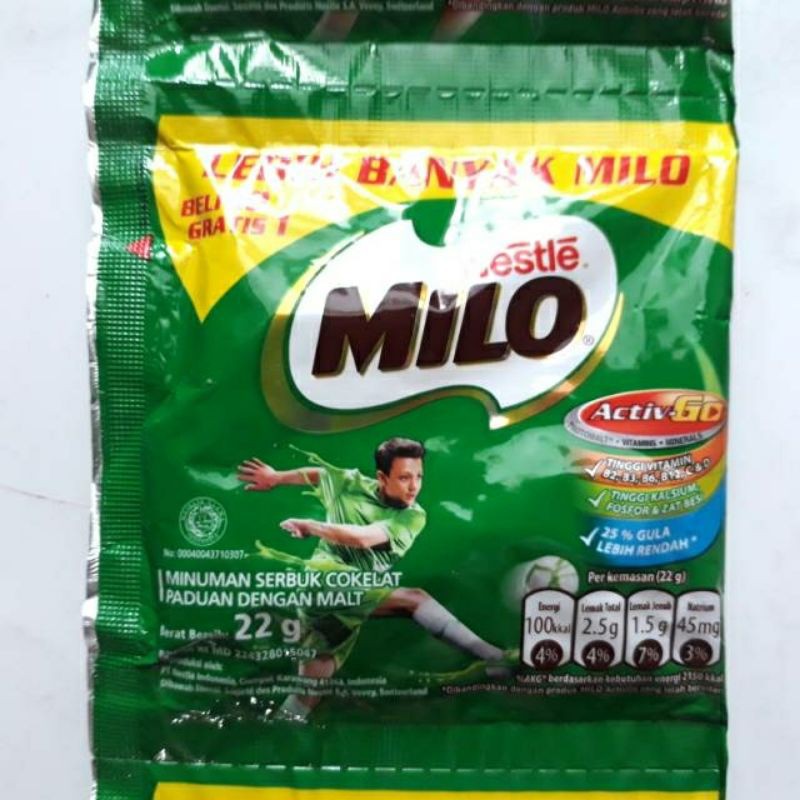 

Milo Susu Bubuk Coklat 1 Renceng 10 Bungkus