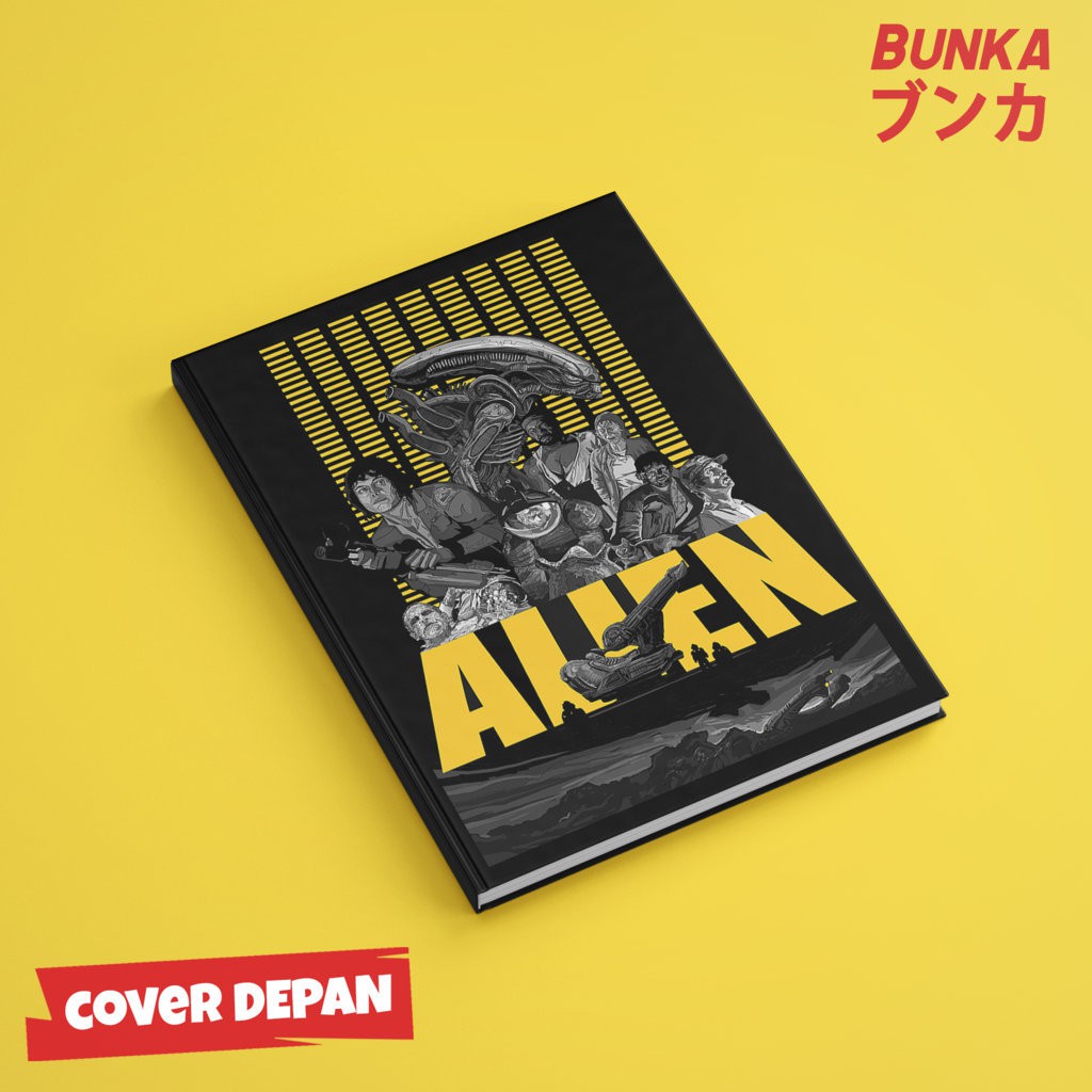 

Notebook Alien 2A Hardcover A5 Buku Tulis Catatan Note Agenda Planner Jurnal