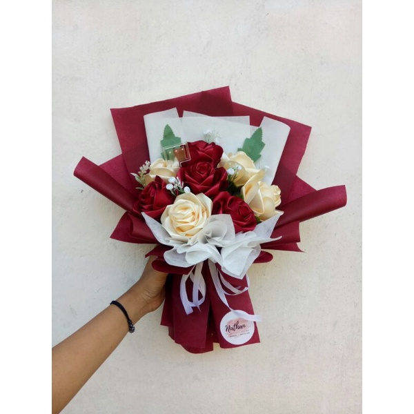 Buket Wisuda/Buket Bunga Pita/Buket Bunga