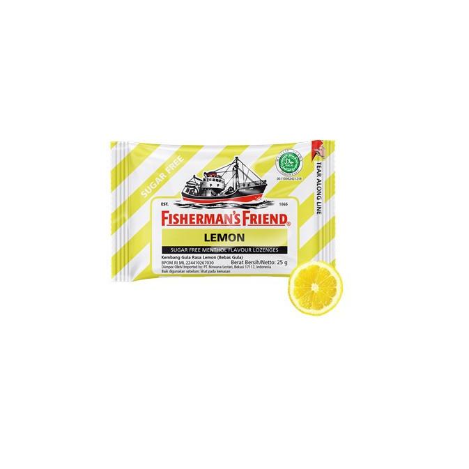 

00AU Fisherman's Friend Permen Bebas Gula Rasa Lemon 25 gr ♛➾ (Laris)