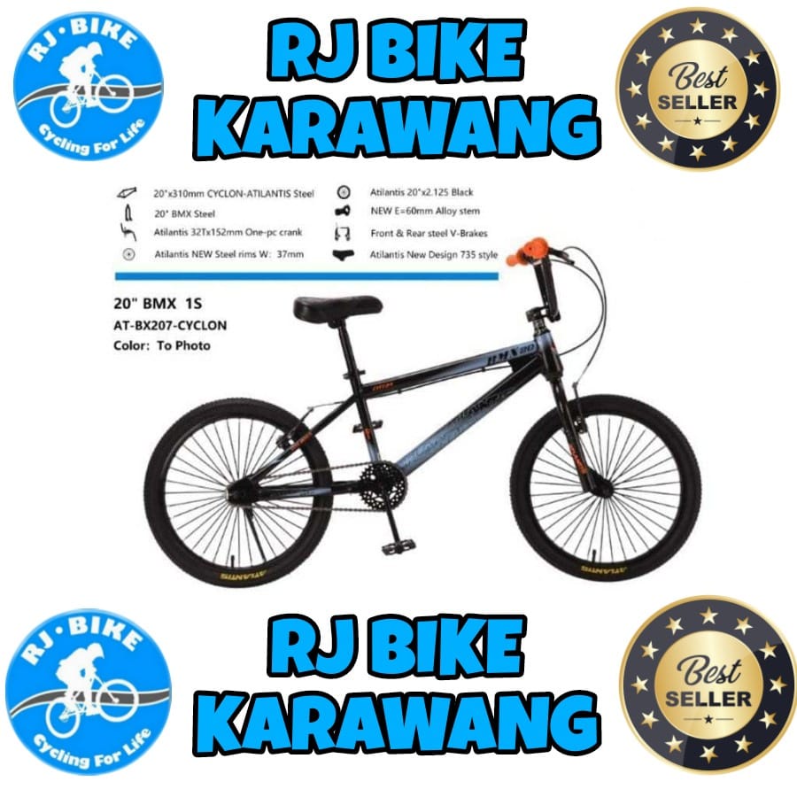 SEPEDA ANAK LAKI LAKI BMX 20 INCH ATLANTIS CYCLON 207