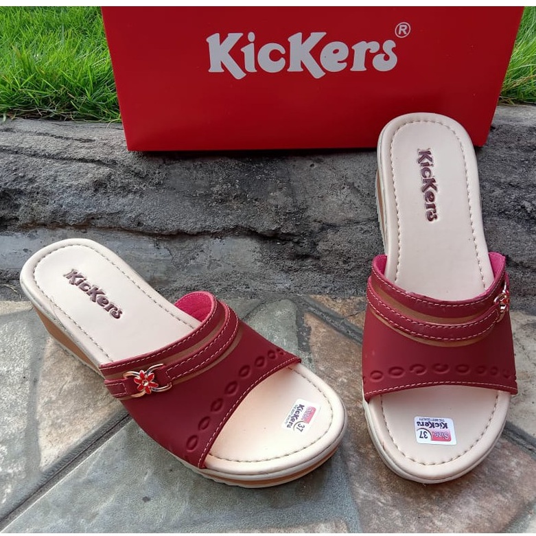 Sandal Widjes Wedjes Wedges Kickers Selop Wanita