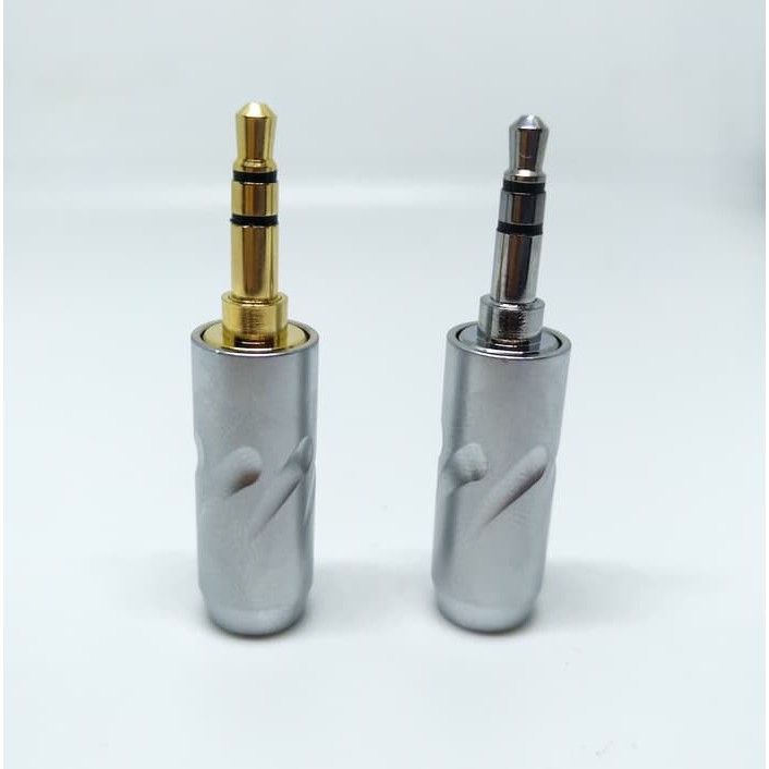 DIY Jack 3.5mm Replacement Audio Plug - Rhodium Plated Furutech Copy